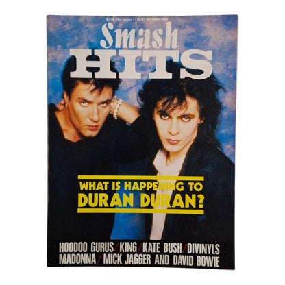 Smash Hits Magazine Australia October 1985 Duran Duran / Kate Bush