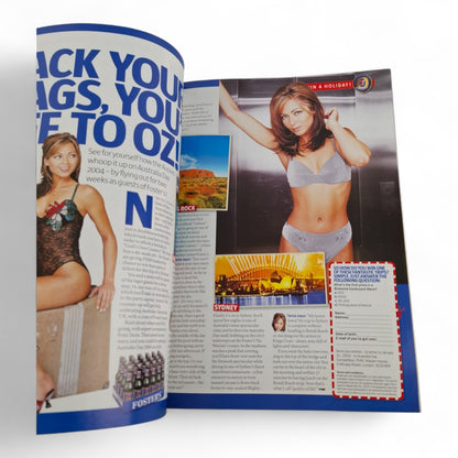 FHM U.K February 2003 Footballers' Wives Susie Amy Katharine Monaghan Zoe Lucker