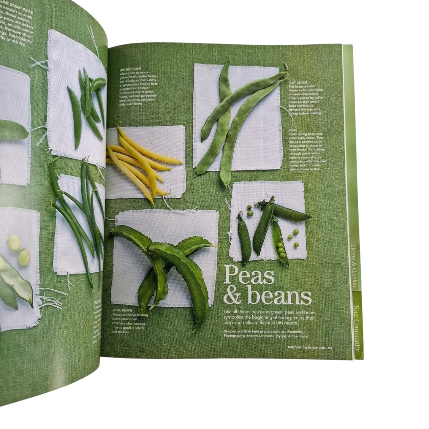 Notebook: Ideas For Living Magazine Australia September 2005 Vol. 1 No. 1