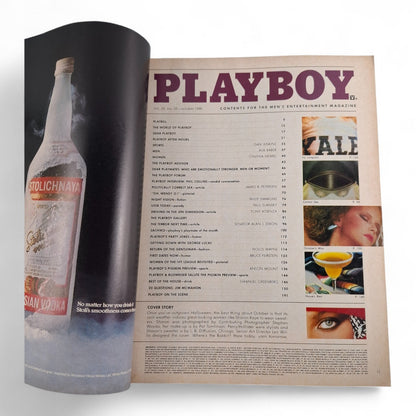 Playboy Magazine October 1986 Devin De Vasquez