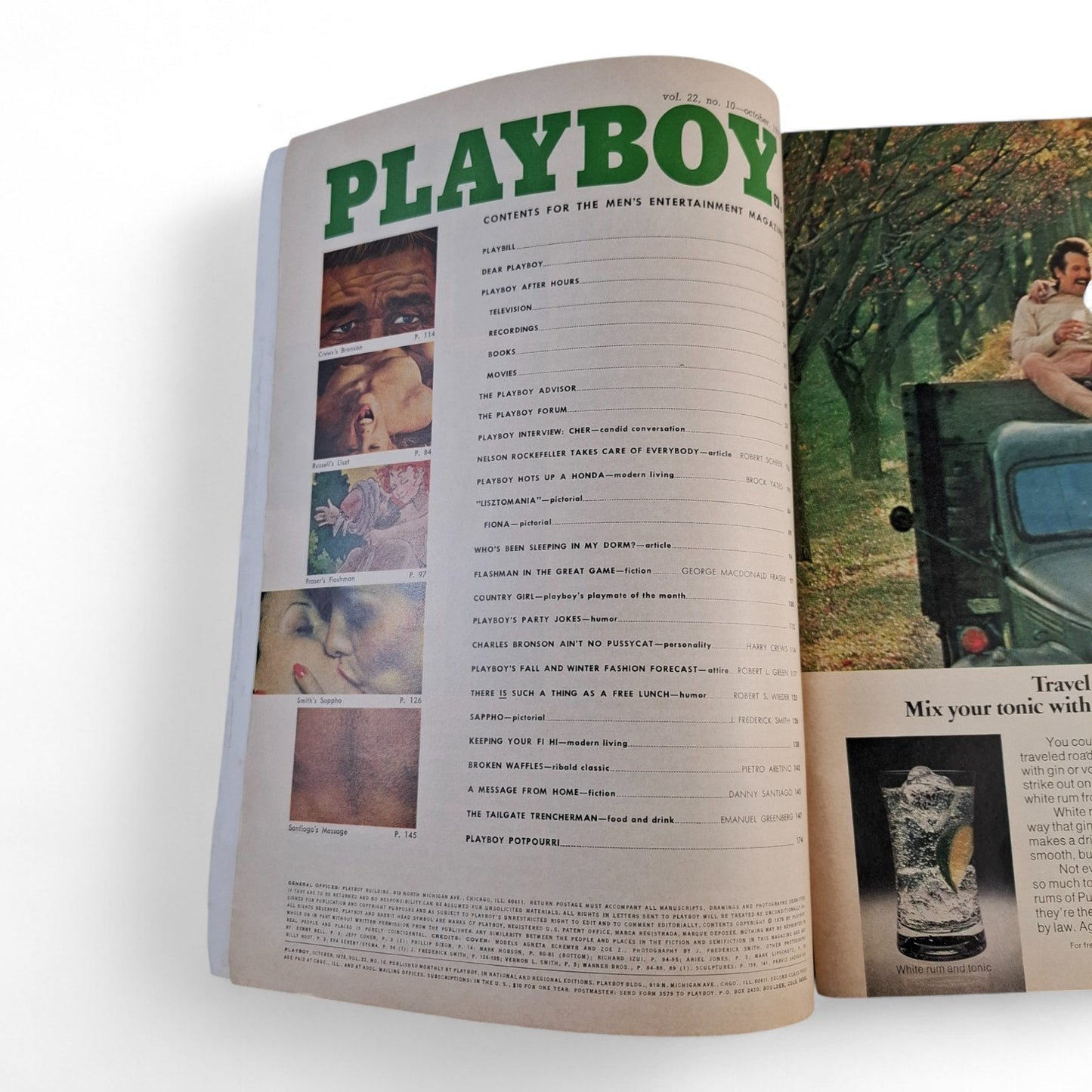 Playboy Magazine October 1975 -Agneta Eckemyr & Zoe Z / Jill De Vries