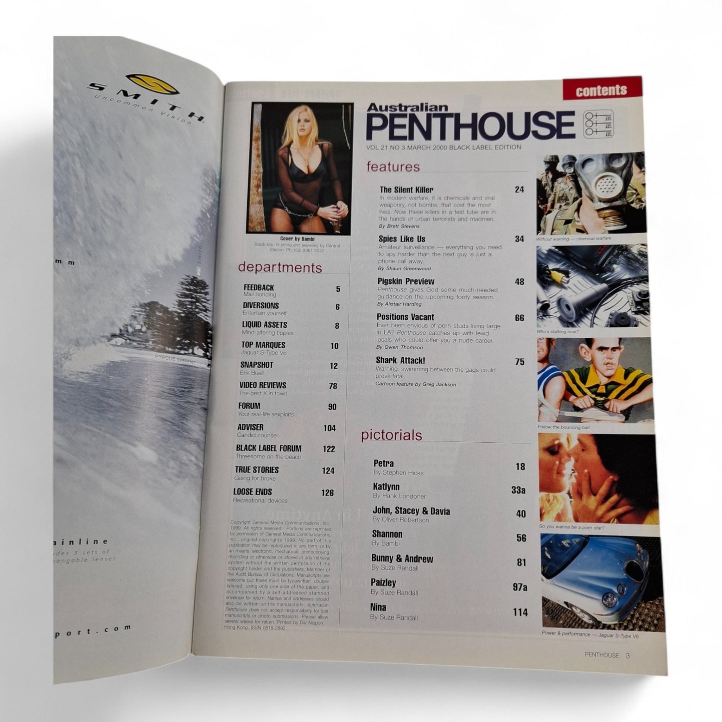 Australian Penthouse Magazine - Black Label March 2000 Shannon Campbell