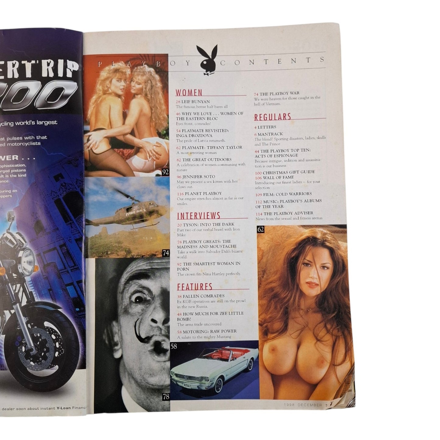 Australian Playboy Magazine December 1998 Leif Bunyan / Tiffany Taylor