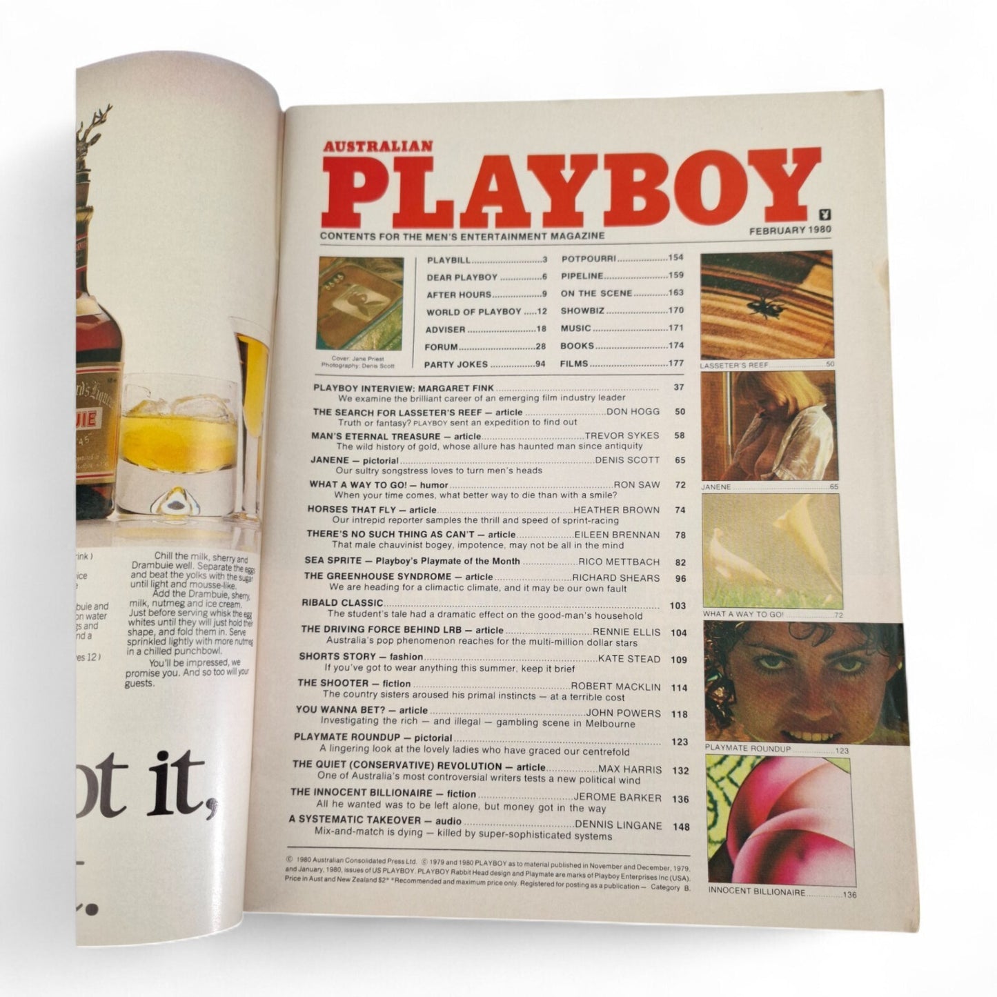 AUSTRALIAN PLAYBOY MAGAZINE February 1980 Jane Priest