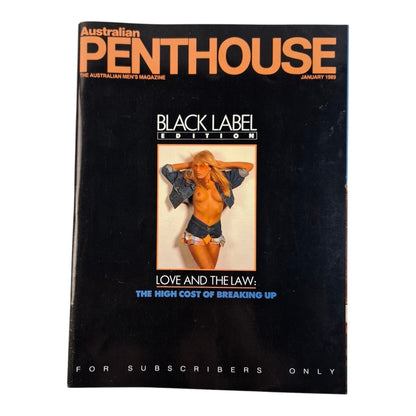 Australian Penthouse Magazine January 1989 Serena Star / Julia Parton