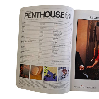 Australian Penthouse Magazine June 1984 Chris Heins / Holly-O