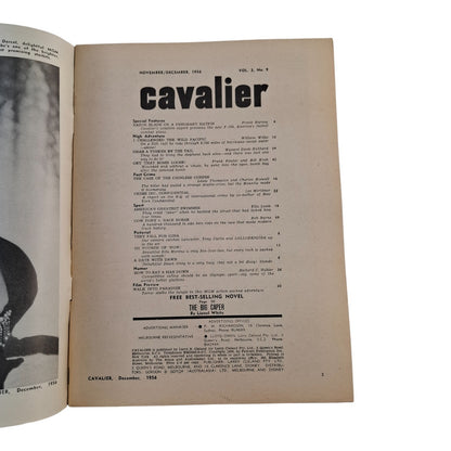 Cavalier Magazine Australia November December 1956 Denise Darcel Rita Moreno