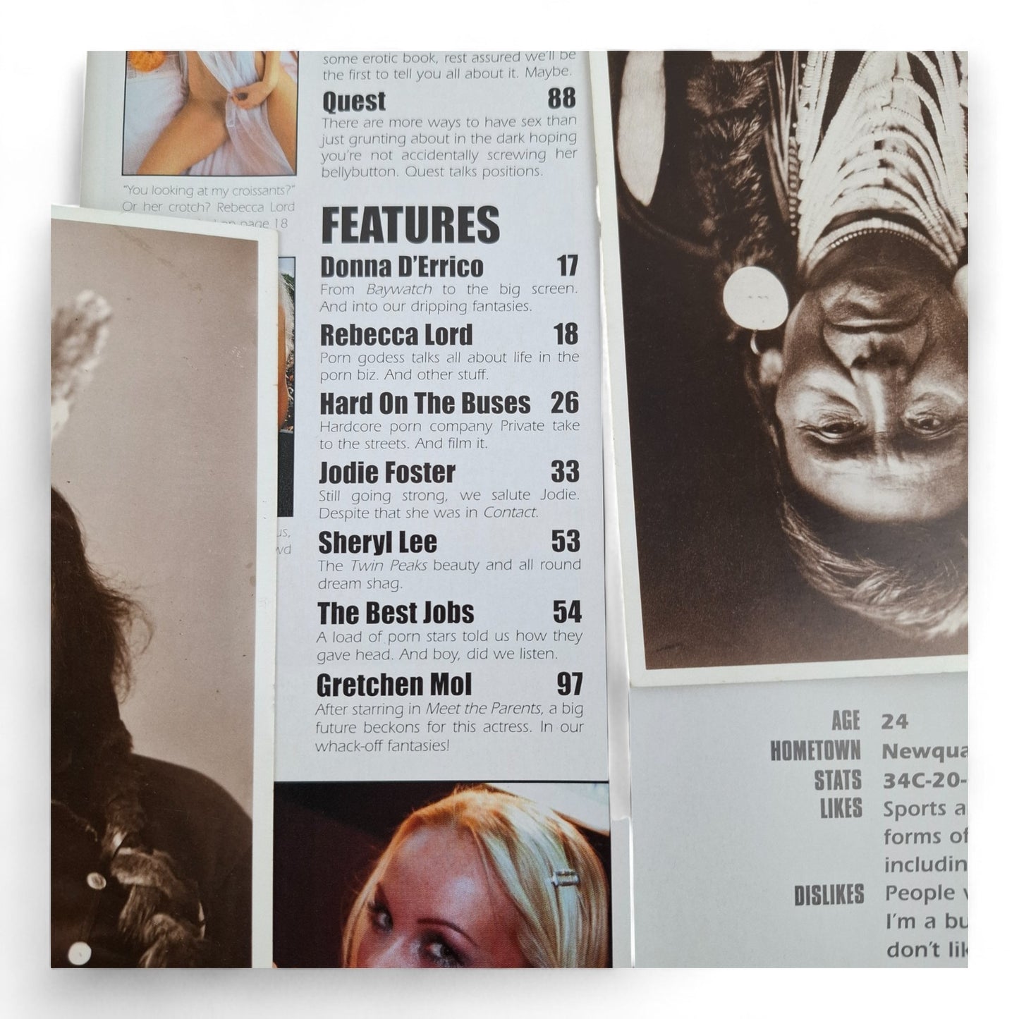 Mayfair Magazine Vol. 36 No. 10 2001 U.K Playboy Jenny / Adele Stephens