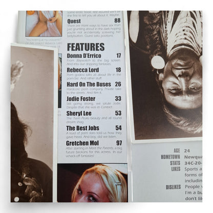 Mayfair Magazine Vol. 36 No. 10 2001 U.K Playboy Jenny / Adele Stephens