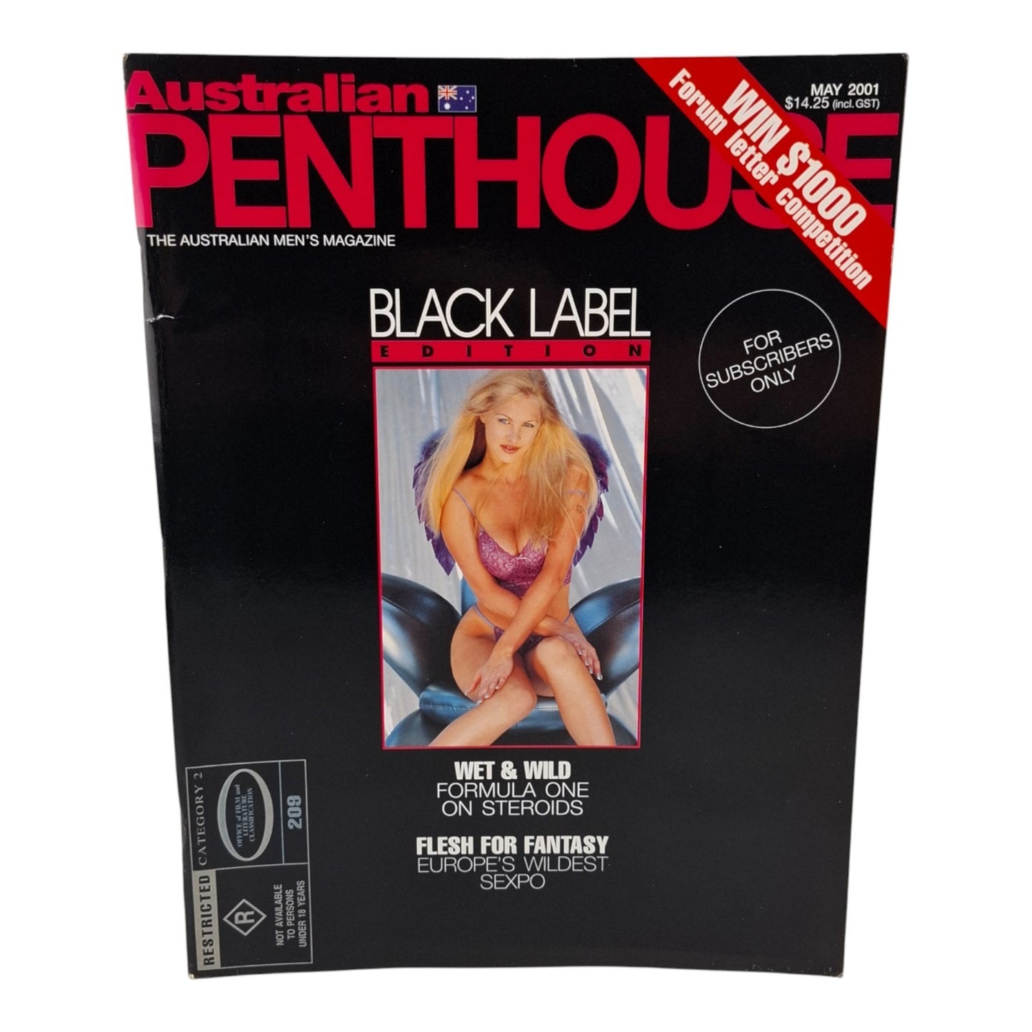 AUSTRALIAN PENTHOUSE Men's Magazine May 2001 Bree Maddox