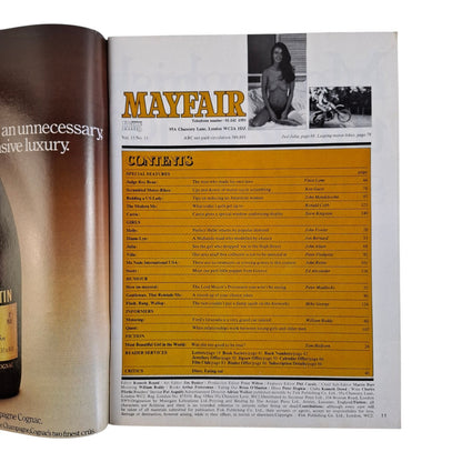 Mayfair Magazine Vol. 15 No. 11 November 1980 Helle Kjaer / Julia Browning