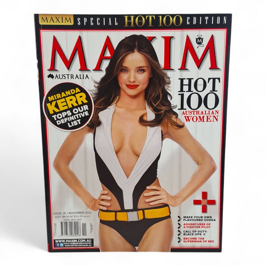 Maxim Australia Issue 16 November 2012 Miranda Kerr Special Hot 100
