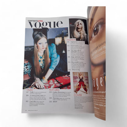 Vogue Australia Magazine April 2011 Anja Rubik Cover EXCELLENT