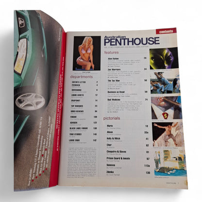 Australian Penthouse Magazine - Black Label February 2000 Cher Mathews
