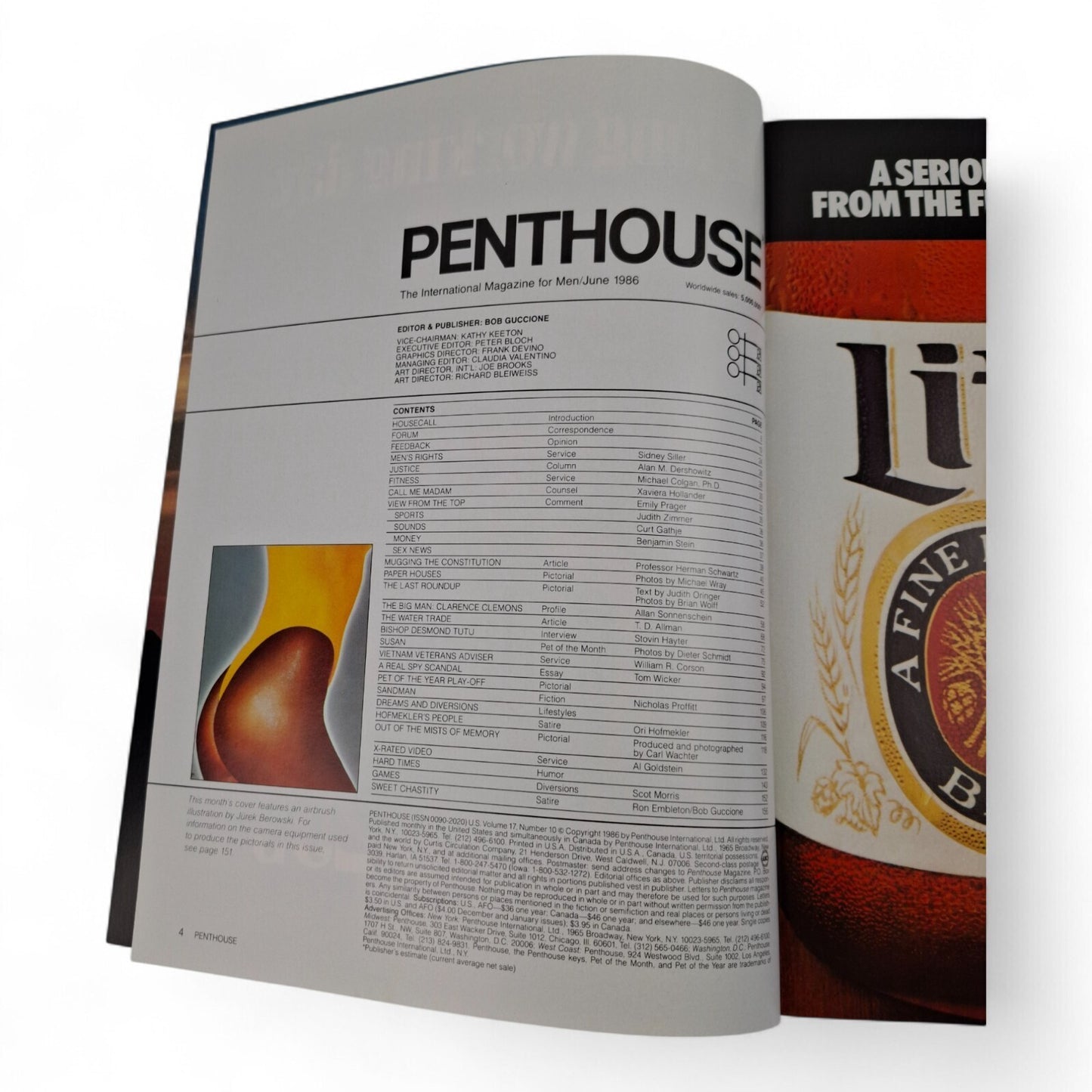U.S PENTHOUSE Men's Magazine June 1986