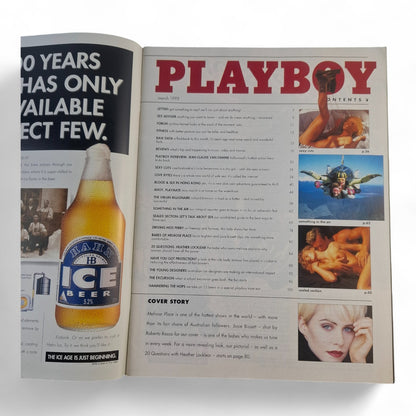Australian Playboy Magazine March 1995 Josie Bissett Melrose Place