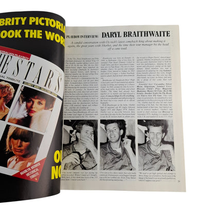 Australian Playboy Magazine August 1989 Lesley Webber (Alt Cover B)