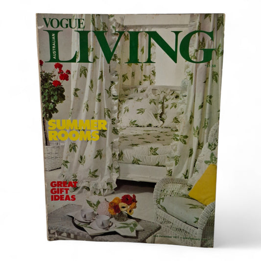 Vintage Vogue Living Australian Magazine - No. 6 1977