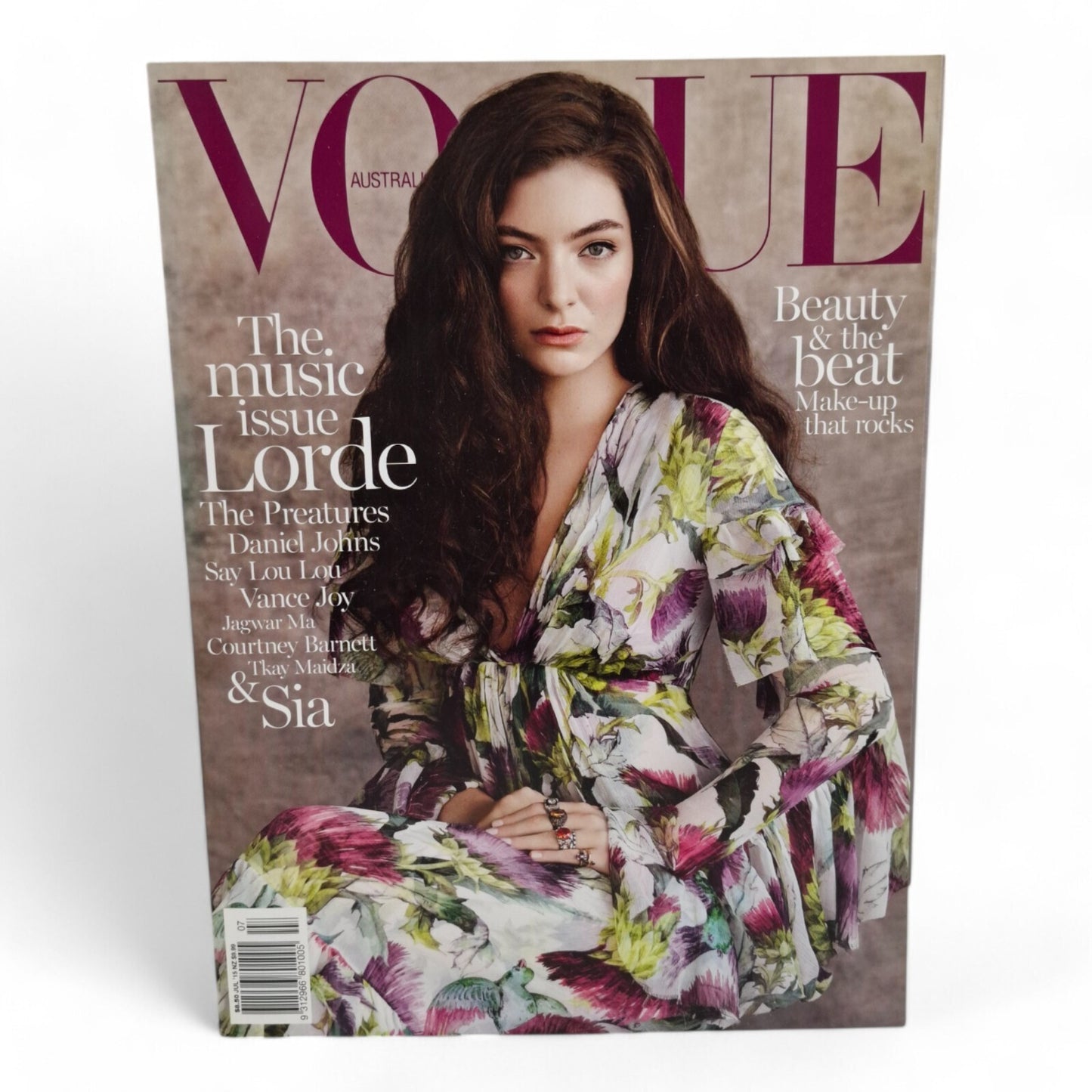 Vogue Australia Magazine July 2015 The Music Issue Lorde Cover