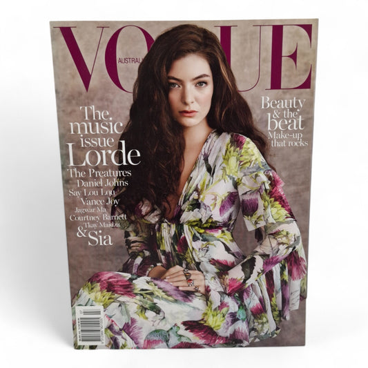 Vogue Australia Magazine July 2015 The Music Issue Lorde Cover