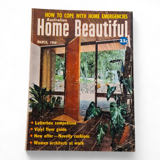 Australian Home Beautiful - March 1968 - Magazine