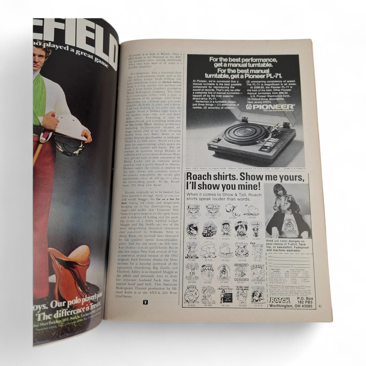 Playboy Magazine March 1975 Eva Maria COMPLETE