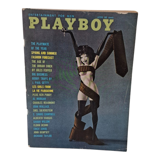 PLAYBOY Magazine April 1961 Femlin / Nancy Nielsen (PAGES MISSING)