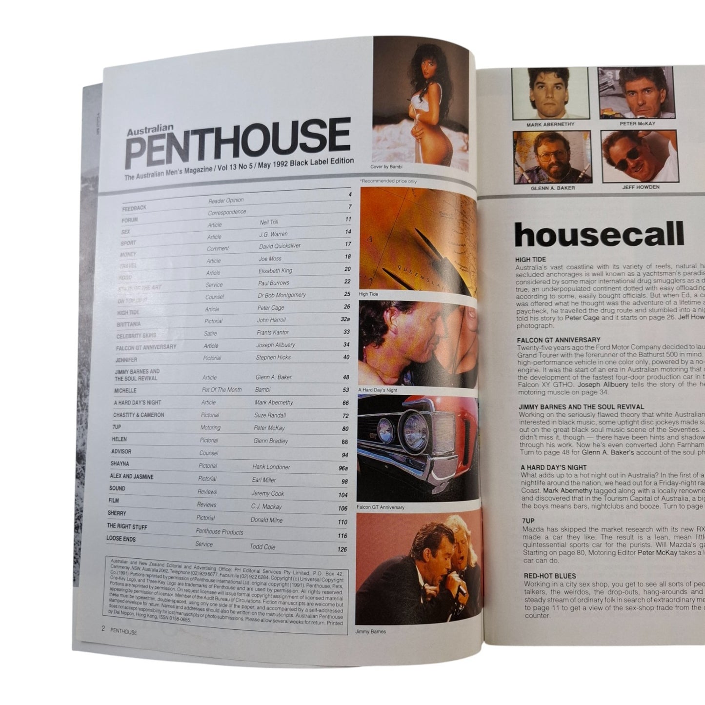 AUSTRALIAN PENTHOUSE Magazine May 1992 Michelle Lake