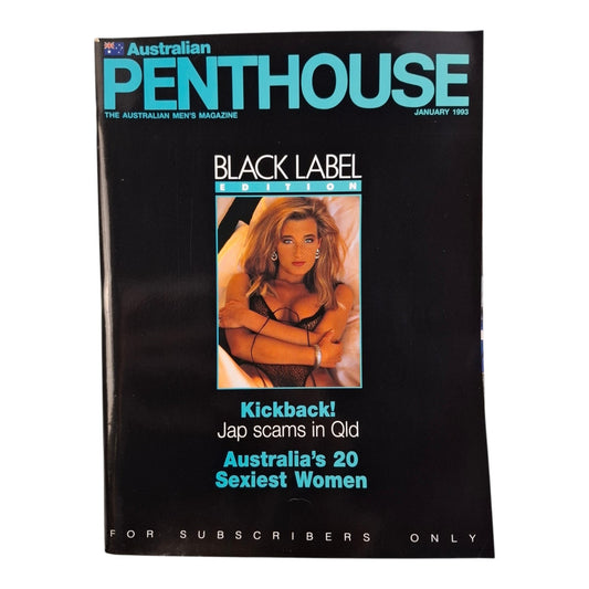 Australian Penthouse Magazine January 1993 Isabel Monro / Lisa Brooks