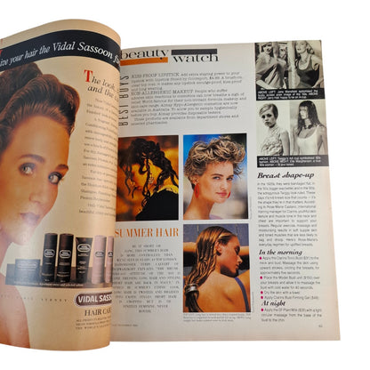 Cleo Australia Magazine - November 1989 - Dennis Quaid Virginia Hey Tania Lacy