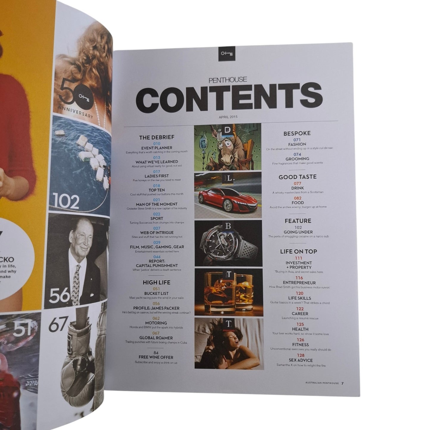 Australian Penthouse Magazine April 2015 Gabi Grecko / Samantha X