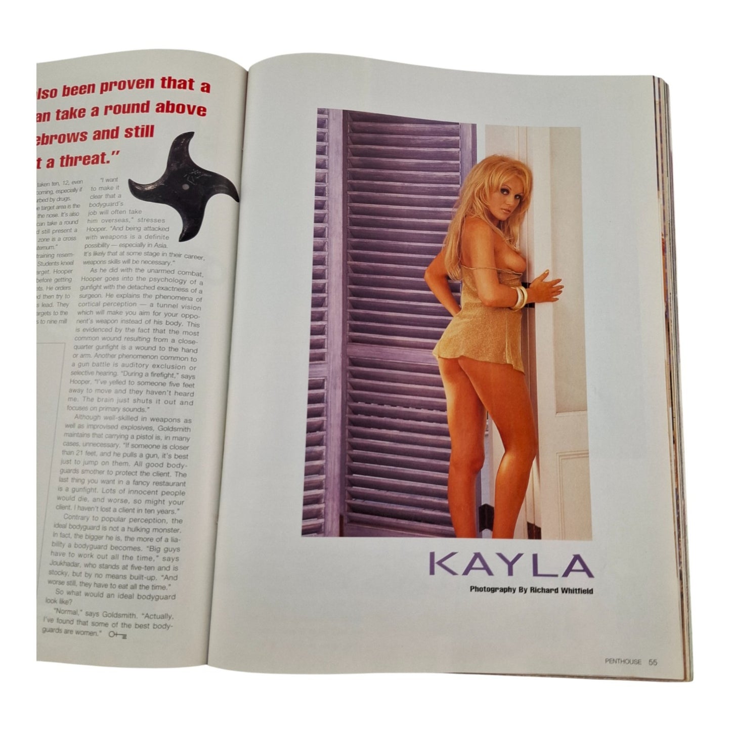 Australian Penthouse Magazine -Black Edition May 1996 Reagan Foxxx / Kayla
