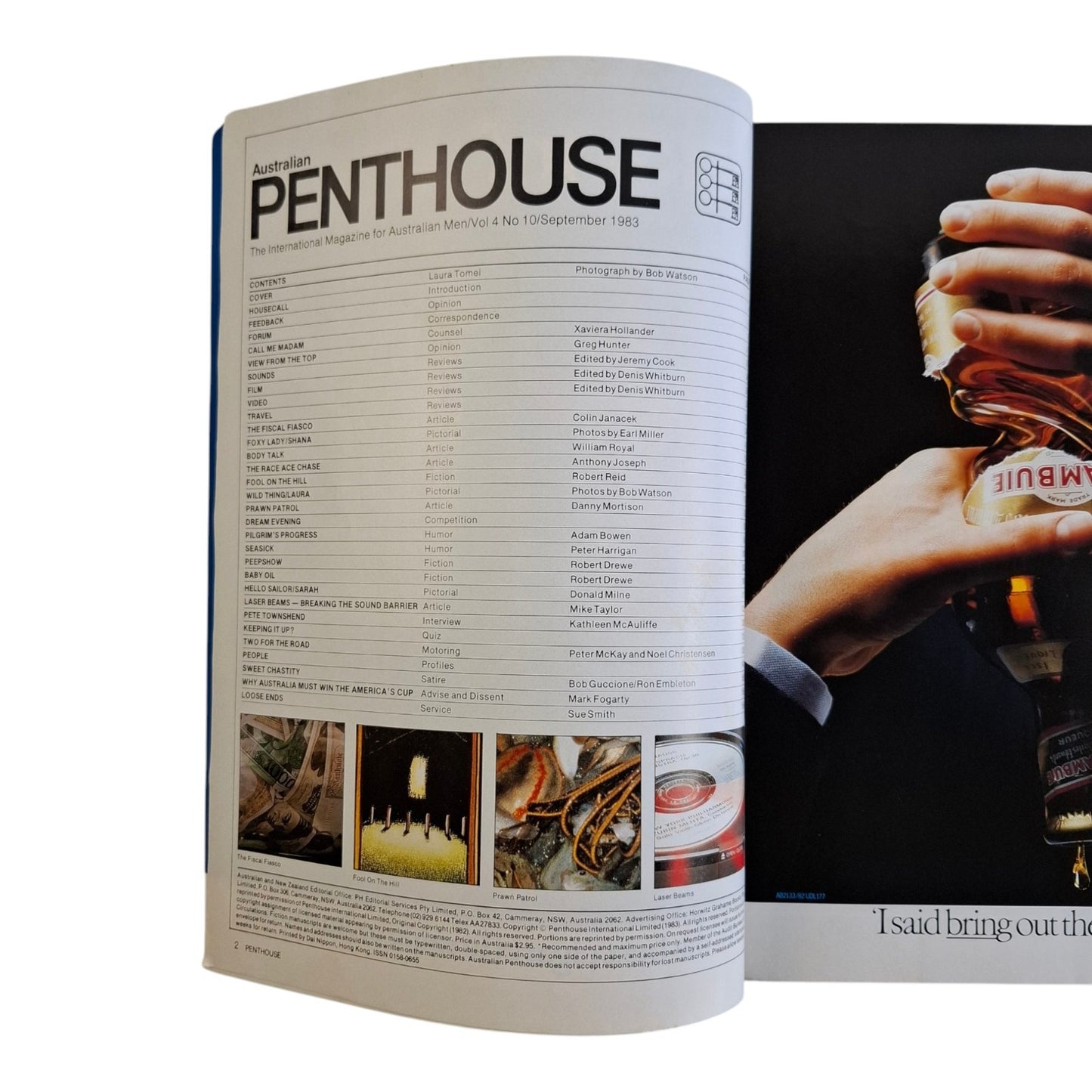Australian Penthouse Magazine September 1983 Laura Tomei / Sarah Christian