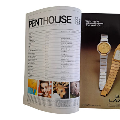 Australian Penthouse Magazine August 1983 Liz Balza