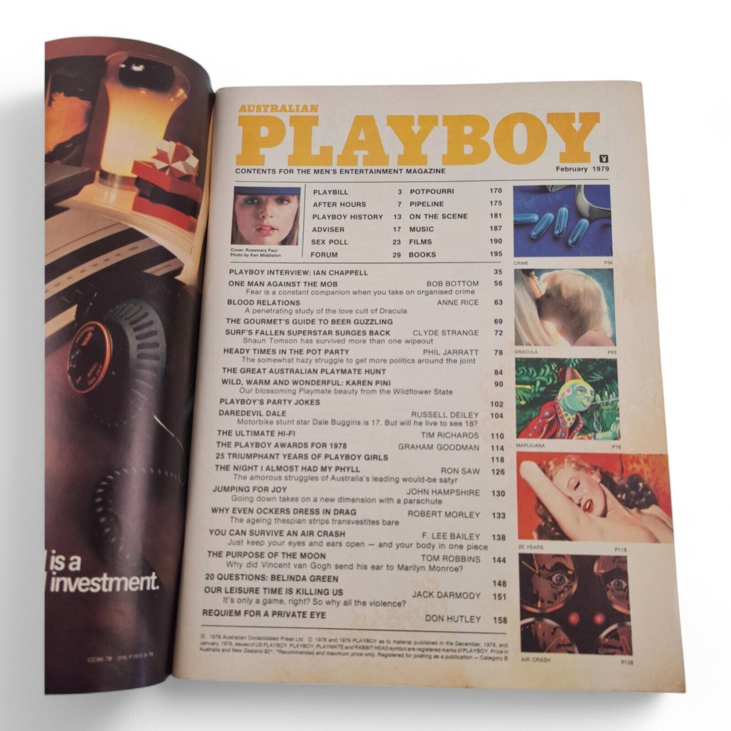Australian FIRST EDITION PREMIER Playboy Penthouse Magazine Vol. 1 1979 Together