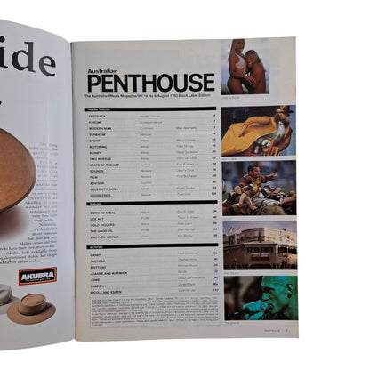 Australian Penthouse Magazine August 1993 Warwick Joanne Capper