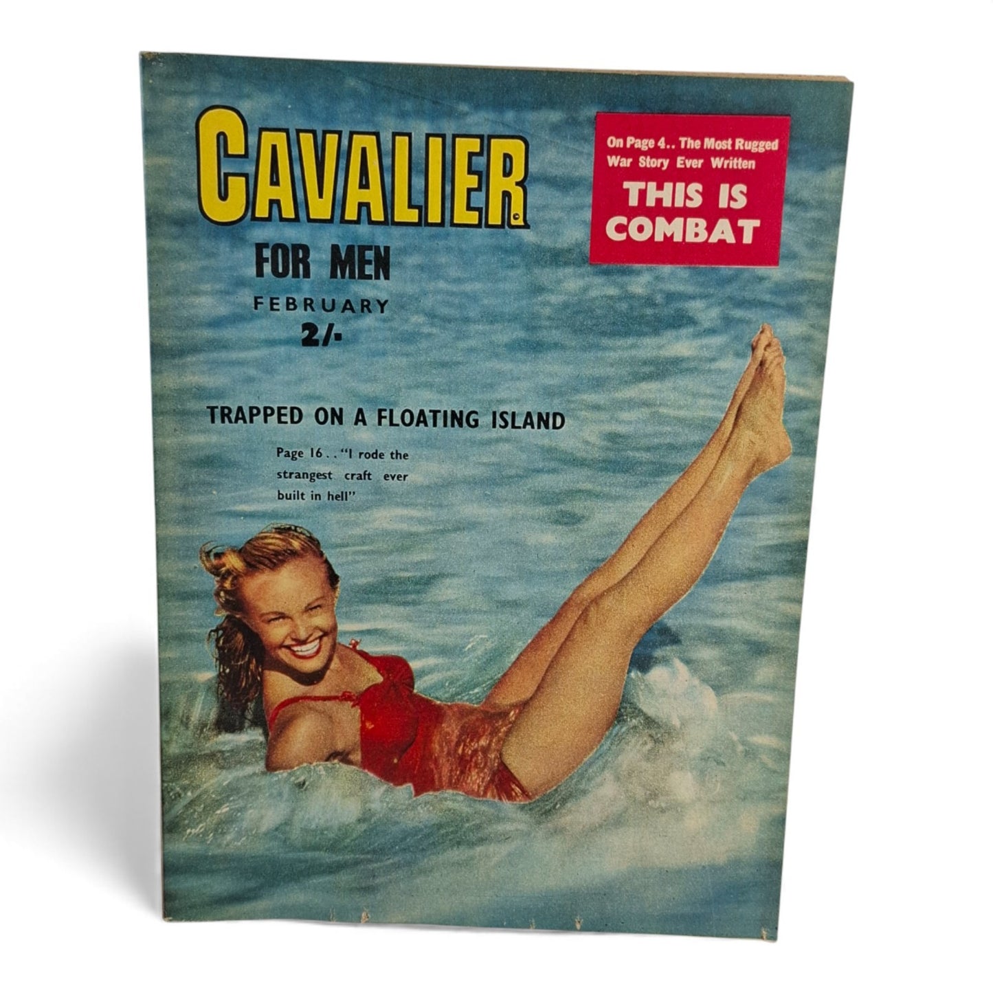 Cavalier Magazine Australia For Men February 1954 Vol. 1 No. 7 - Vargas Girl