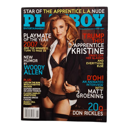 Playboy Magazine June 2007  Kristine Lefebvre / Brittany Binger