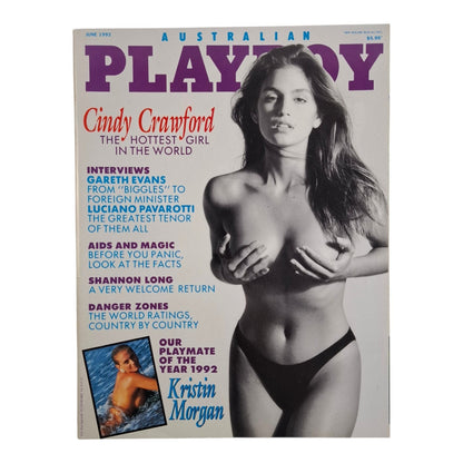 Australian Playboy Magazine June 1992 Cindy Crawford / Tylyn John