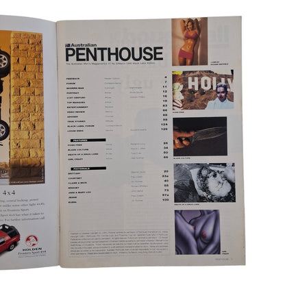 Australian Penthouse Magazine March 1996 Bridget Burns / Courtney Behn