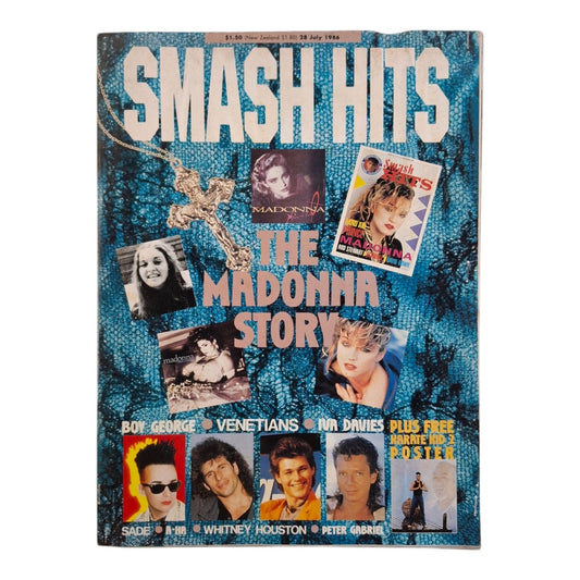 Smash Hits Magazine Australia July 1986 The Madonna Story
