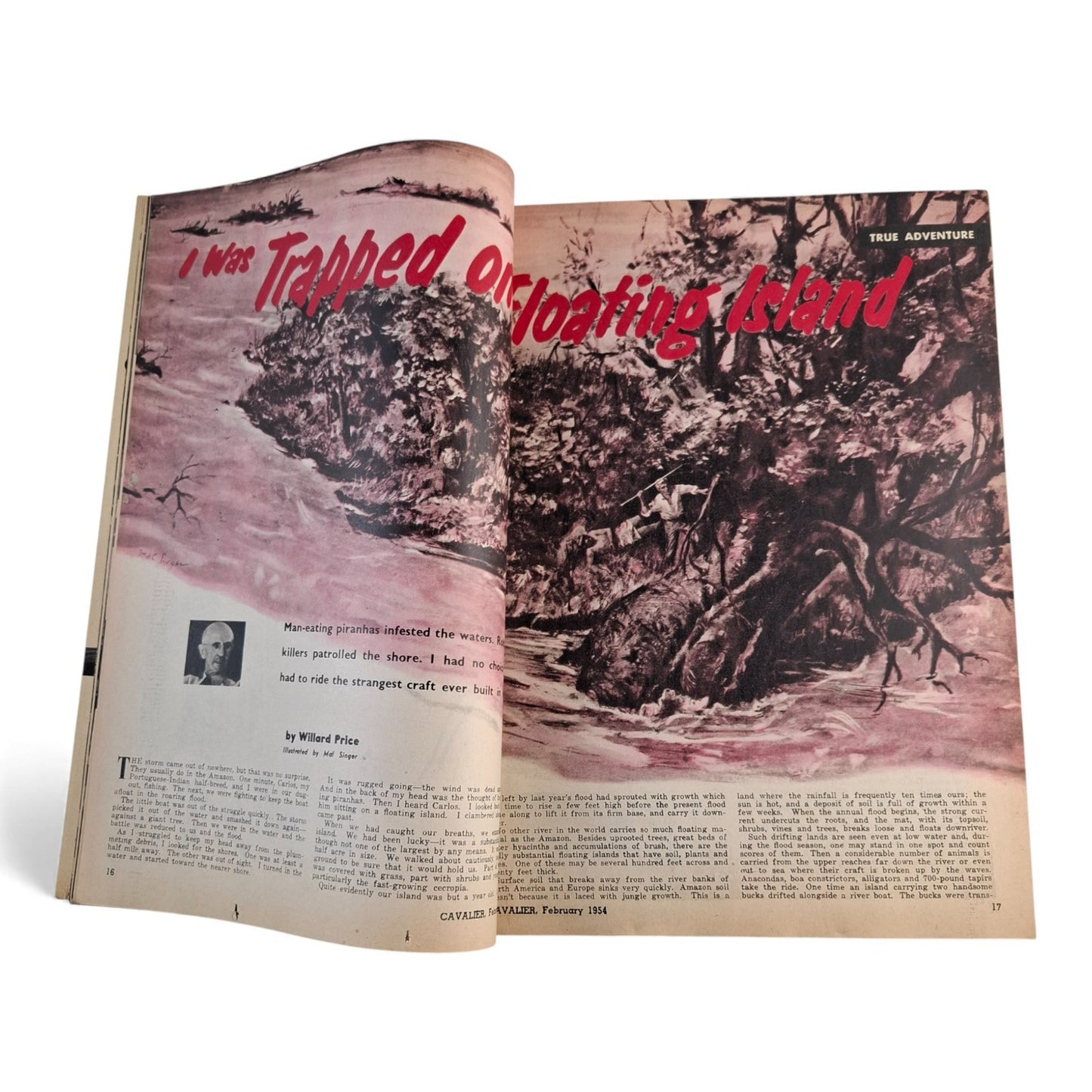 Cavalier Magazine Australia For Men February 1954 Vol. 1 No. 7 - Vargas Girl