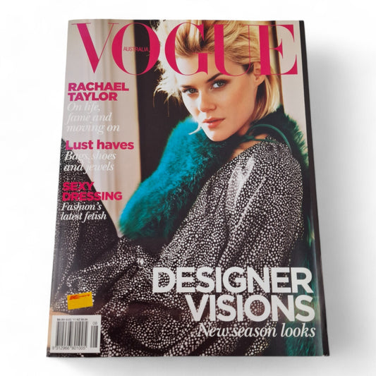 Vogue Australia Magazine - August 2011 Rachael Taylor Cover