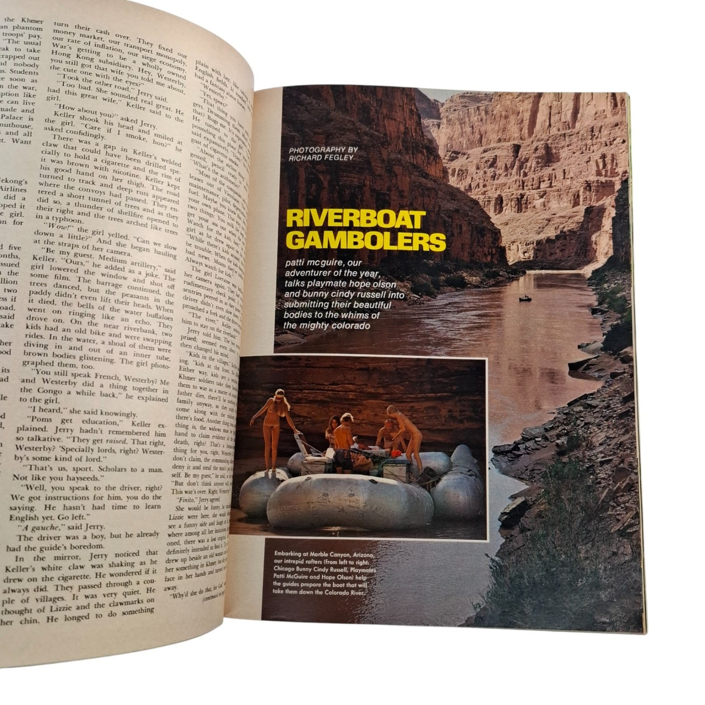 Playboy Magazine August 1977  Karen Christy / Julia Lyndon