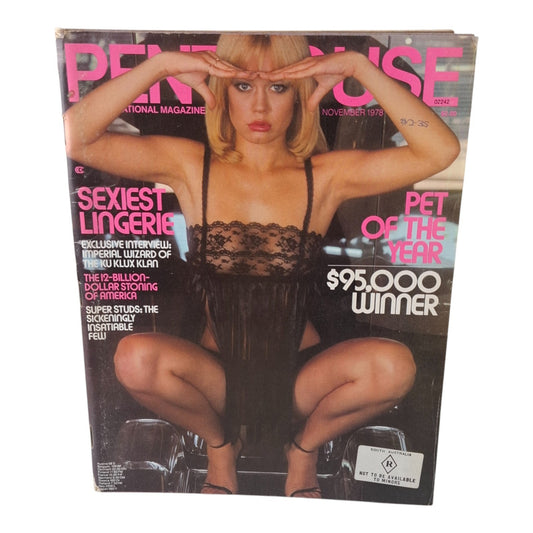 Penthouse Magazine November 1978  Carrie Nelson / Malia Redford