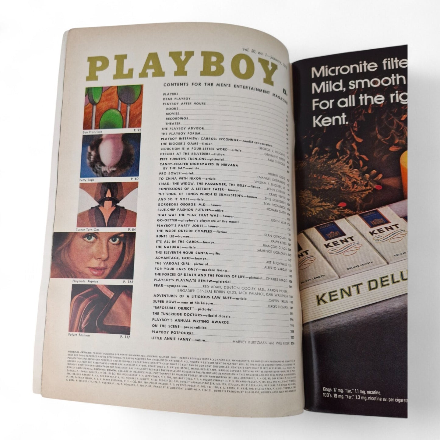 Playboy Magazine January 1973 Bunny Cover Miki Garcia COMPLETE