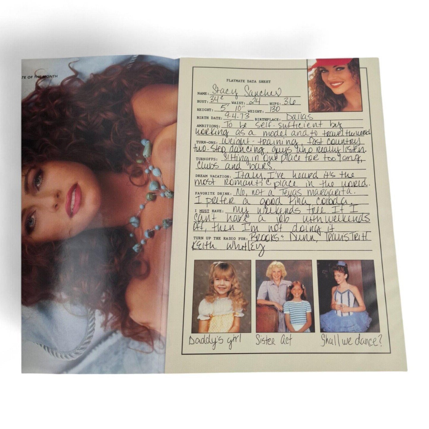 Playboy Magazine March 1995 Amber Smith COMPLETE