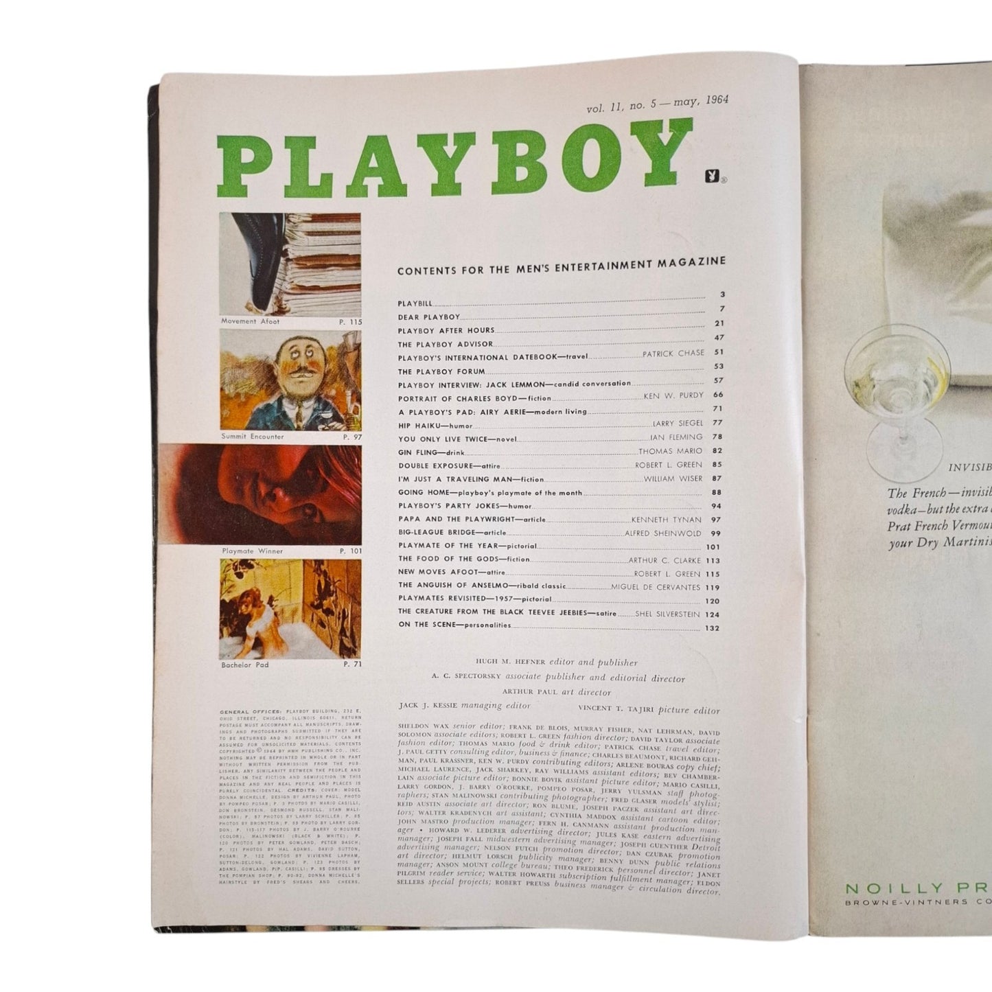 Playboy Magazine May 1964 Donna Michelle / Terri Kimball NO C/F