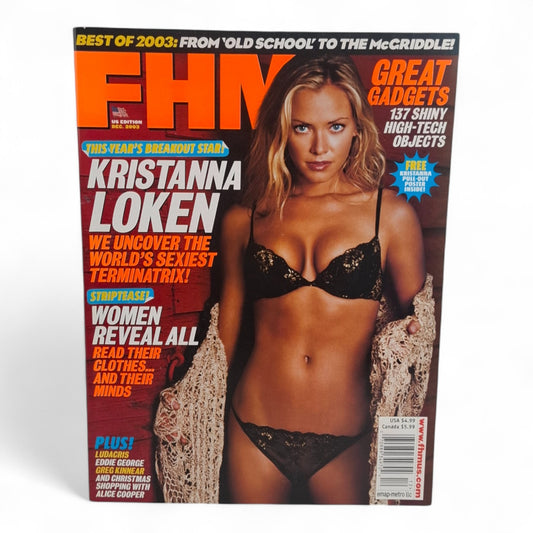 FHM - Entertainment Magazine December 2003 Kristanna Loken