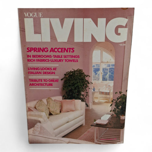 Vintage Vogue Living Australia Magazine - October / November No. 5 1982